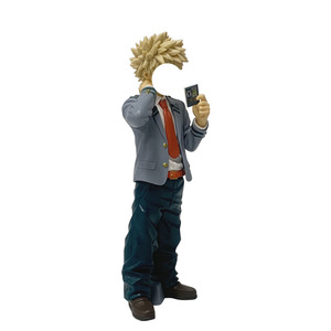 19CM <span class=keywords><strong>Boku</strong></span> <span class=keywords><strong>No</strong></span> <span class=keywords><strong>Hero</strong></span> <span class=keywords><strong>Academia</strong></span> School Uniform Ver, Figurine de dessin animé Bakugou Katsuki, statue manga, figurine PVC, jouet anime, cadeau - Product Image 3