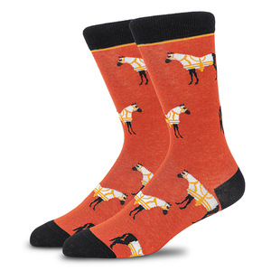 Vente en gros de <span class=keywords><strong>chaussettes</strong></span> habillées pour femmes, en coton unisexe, pour hommes, avec motif de <span class=keywords><strong>renard</strong></span>, hérisson, nouveauté amusante - Product Image 5