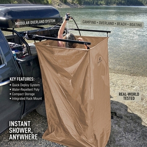 Tente de douche latérale pliable et amovible pour voiture, portable et étanche, pour aventures de <span class=keywords><strong>camping</strong></span> en extérieur, robuste et légère - Product Image 1