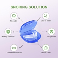 Protector Bucal Anti-Rechinamiento para la Mordida de los Dientes Durante la Noche, Protectores Bucales para el Bruxismo al Dormir, Protector Bucal para Rechinamiento Dental