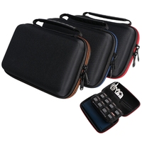 Étui de rangement tout-en-un pour 3DS XL, sac organisateur rigide en EVA avec logo personnalisé pour câble de chargeur, écouteurs, étui de transport en EVA pour voyage