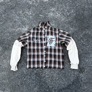 Clothing Custom Casual Cotton Plaid <b>Shirt</b> <b>Waffle</b> Knit Double Layer Long Sleeve Plus Size Long Sleeve Designer <b>Shirts</b> for Men - Product Image 1