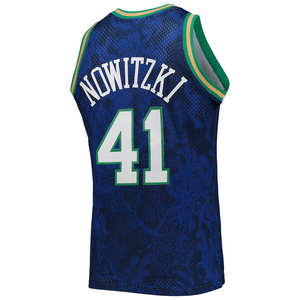 Dirk Nowitzki #41 Dallas Basketball Jersey-Herren Jugend größe Bestickte Logos Klassischer Stil Anpassbare Sport bekleidung - Product Image 3