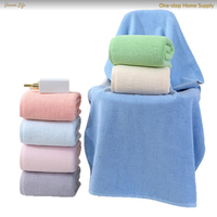 Ensemble de serviettes de bain et de visage 100 % coton pour hôtel et spa, couleur unie, tissage uni, doux et absorbant, pour chambre d'hôtes, salle de sport, vente en gros