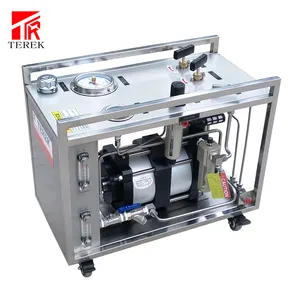 TEREK Air Driven Hydrotest Pump, 2200 bar Operating Pressure with Air at 6.3 bar, Operate with water or oil