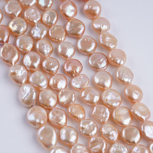 Perlas de Agua Dulce Naturales Barrocas de 11-13 mm, Blancas, Sueltas, Redondas, para Joyería Hecha a Mano, Material de Zhuji - Product Image 4