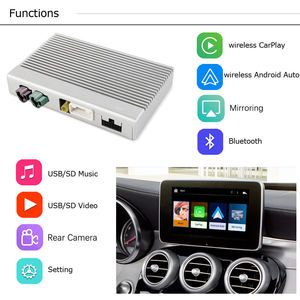 Road Top Android <span class=keywords><strong>Auto</strong></span> Apple Car Play Module NTG5/5.1/5.2 Interface Carplay OEM rénovation CarPlay pour Mercedes Benz GLE GLS - Product Image 3