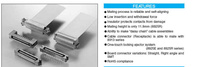 Connecteurs IDC à profil bas KEL 8925E-080-179-F pour câble plat à pas de 0,635 mm, marron, pour applications d'imprimante/sensorielle