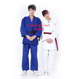 Judo Gi Uniforms Sample Free Shipping Martial Arts Wear Martial Arts Uniform Judo Gi Kimono 100% Cotton White 450g Judo Suit