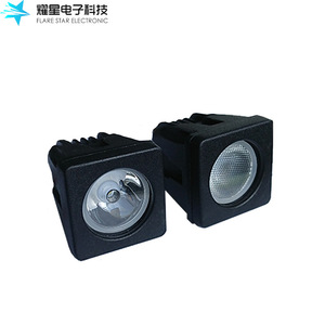 ไฟ LED ทำงานกลางคืน 10W ทรงสี่เหลี่ยม สำหรับรถออฟโรด ตัวโคมทำจากอลูมิเนียมอัลลอยด์ อายุการใช้งาน 30000 ชั่วโมง สำหรับรถจี๊ป มอเตอร์ไซค์ รถบรรทุก - Product Image 2