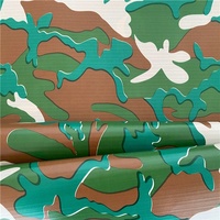 Bâche en tissu imprimé portable en gros, bâche en PVC enduite de camouflage pour couverture de tente