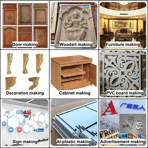 Router CNC a 3 Assi 1325 per <span class=keywords><strong>Intaglio</strong></span> 3D del <span class=keywords><strong>Legno</strong></span>, Taglio di Alluminio, Plastica, Pannelli Acrilici, MDF, Realizzazione di Insegne, PVC, Schiuma, Pietra - Product Image 6