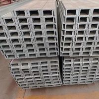 Profilés en U et en C rectangulaires ERW galvanisés à chaud de qualité Q235 norme GB, profilés PFC pour la construction, soudage et pliage