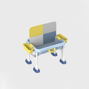 Tavolo da disegno multifunzionale regolabile per scrivania da tavolo tavolo da apprendimento Set di mattoni per bambini giocattolo educativo - Product Image 5