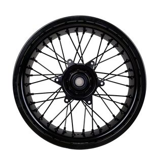 Juego de Ruedas Supermoto OEM Personalizadas de 17 Pulgadas con Buje CNC, Kit de Ruedas para Motocross Compatible con <span class=keywords><strong>EXC</strong></span> SXF SX XC <span class=keywords><strong>125</strong></span>-450 570 CC, Llantas <span class=keywords><strong>Supermotard</strong></span> - Product Image 3