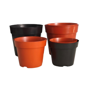 Pots de jardinage en plastique à parois épaisses résistants au gel, jardinières rondes pour l'<span class=keywords><strong>hiver</strong></span> en <span class=keywords><strong>extérieur</strong></span> - Product Image 2