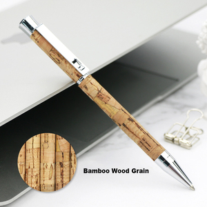 Stylos écologiques en liège recyclé, stylos à bille rétractables avec prise confortable Fournitures de bureau Stylos pour journaliser l'écriture/ - Product Image 3