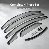 Accesorios para Automóviles, Protector de Lluvia para Ventanas de Automóviles, para Sedán, SUV, Hatchback, Ajuste Universal, Deflector de Viento, Protector Antilluvia