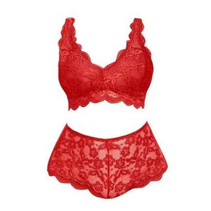 Vêtements de nuit sexy en dentelle transparente pour femmes, lingerie grande taille à entrejambe ouvert, vente en gros - Product Image 3