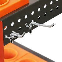 Chariot à outils avec roues, support métallique pour outils électriques, chariot d'atelier robuste, boîte à outils pour CNC