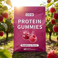 Gummies de collagène végétalien OEM avec biotine et kératine pour cheveux, peau et ongles – Gommes de biotine et collagène