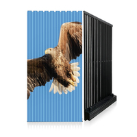 Grille d'éclairage de l'écran LED maille transparente étanche écran de glace LED location écran de bande de lumière LED transparent extérieur