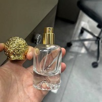 Flacon vaporisateur vide en verre portable de 30 ml avec bouchon à vis et embout pulvérisateur, base volcanique, en stock