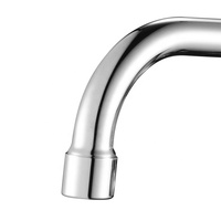 Robinet de bar moderne tout en cuivre et laiton, à montage sur comptoir, 2-en-1, eau froide uniquement, rotatif, un entrée-deux sorties