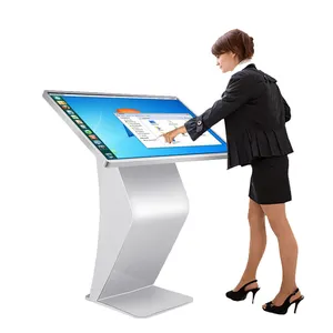 KINGONE tótem digital 42 pulgadas de pie pantalla táctil de pie quiosco de información interactiva