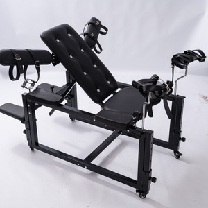 Grande chaise de sexe BDSM avec machine à sucer jambe ouverte écarteur cadre de retenue jouets pour Couples femmes <span class=keywords><strong>Gay</strong></span> adultes jeux - Product Image 5