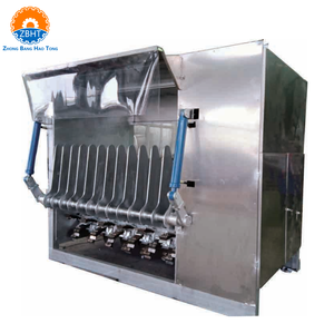 เครื่องกำจัดขน<span class=keywords><strong>หมู</strong></span>อัตโนมัติความจุสูง พร้อมแกนหมุน 80 หัวต่อชั่วโมง อุปกรณ์โรงฆ่าสัตว์ ปรับแต่งได้ - Product Image 1