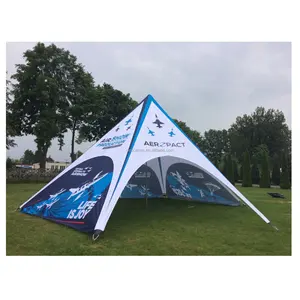 8M Advertising Star Canopy, Outdoor Star Shade Tents With Logo Printing