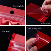 Hot Sale auf Lager 3 Seiten Heiß siegel Wieder versch ließbar Geruchs sicher Mylar Ziplock Black Pouch Kunststoff verpackung Kunden spezifisches Logo Bedruckte Tasche
