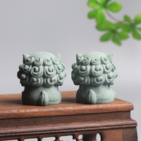 Statue de Lion Chinois Feng Shui en Résine, Figurine du Dieu du Vent Porte-Bonheur, Décoration de Bureau et de Maison, Cadeau Porte-Bonheur, Objet de Collection – Vente en Gros