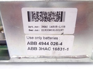 3HAC14505-1/05 ซีรีส์ 3HAC ชุดควบคุมหุ่นยนต์ PLC - Product Image 2