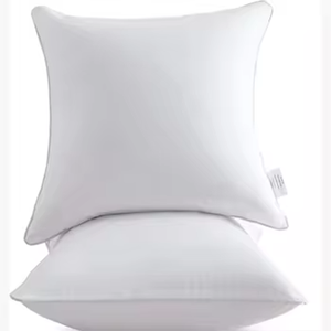Bantal tempat tidur poliester mewah, Hotel gaya Modern, pengisian standar, bantal tempat tidur bergaris lembut dan halus - Product Image 1