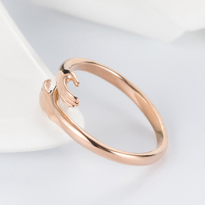 Anillo de titanio de estilo retro minimalista transfronterizo para hombres y mujeres, joyería geométrica y a la moda. - Product Image 3
