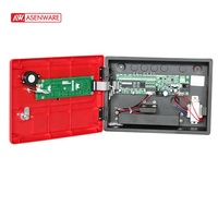 Asenware 4 Zones 2166 Conventionnel série LCD Filaire Système de panneau de commande D'alarme Incendie