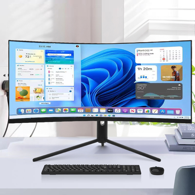 34 Inch AIO Desktop Computer All in One PC Monoblock Computer New Super Thin All in One Pc I7 16gb