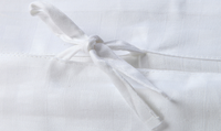 Ensemble de literie de chambre à coucher 100% coton, drap de lit de couleur blanche, taille unique en percale