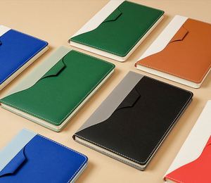 Libreta de Negocios 2025 de Cuero Suave al Tacto, Diario Minimalista para Reuniones, Logotipo Personalizado, Artículos de Oficina - Product Image 4