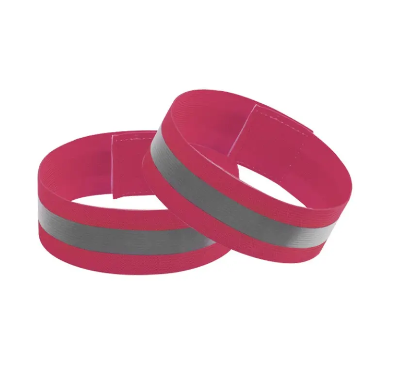 Cinturino da polso elastico bracciale riflettente di sicurezza per sport all'aria aperta bracciale da ciclismo corsa notturna