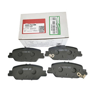 Pastillas de freno traseras Honda 43022-TLA-A00 semimetálicas para kit de repuesto CRV 2018-2022 - Product Image 1