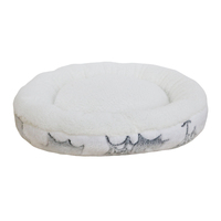 Lit pour chien et chat classique, doux et moelleux, écologique, anti-anxiété, confortable, apaisant, orthopédique, en mousse à mémoire de forme, lavable