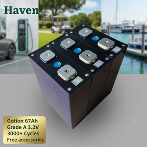 Cellule de batterie prismatique LiFePO4 Gotion 3.2V 67Ah, 3000+ cycles, Grade A, pour systèmes solaires hors réseau, ESS, véhicules électriques, vélos électriques, voiturettes de <span class=keywords><strong>golf</strong></span>, chariots élévateurs, camping-cars - Product Image 1