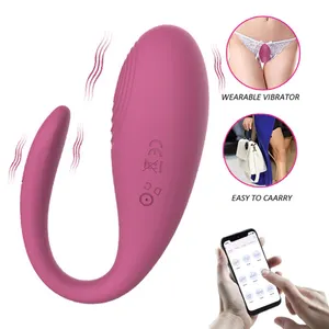 Großhandel Smart APP Wireless G-Punkt Sexspielzeug für Frauen Fernbedienung Vibrierender Dildo Flamingo Klitoris Einfügen Vagina Vibrator