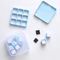 Kawaii Stationery – Tampons encreurs personnalisés 9-en-1 en plastique avec coffret pour agenda et scrapbooking