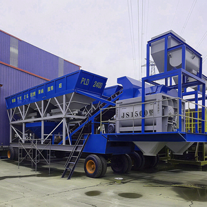 Vollautomatische Tragbare 35 M³/h Kleine Mobile Betonmischanlage, Transportbeton-Mischanlage - Product Image 1