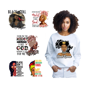 Meilleures ventes : Transfert DTF <span class=keywords><strong>pour</strong></span> le Mois de l'Histoire des Noirs, Transfert thermique Plastisol, Autocollant de transfert thermique personnalisé <span class=keywords><strong>pour</strong></span> imprimante DTF, Impression sur T-shirt - Product Image 2