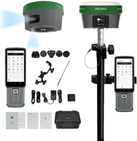 SMA60AR Rover RTK GNSS Receiver tampilan layar OLED, kemampuan Photogrammetry dan maintenout Visual, 4G,NFC, salah, kamera ganda